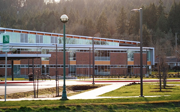 New school building erected through k-12 schools facilities design and construction