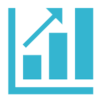 Icon of a graph depicting increasing value.