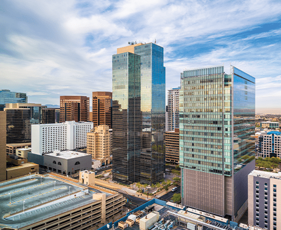 Phoenix high-rise buildings.