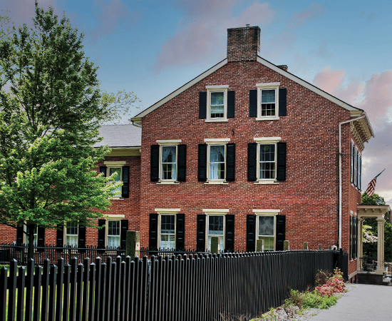 Brick house in Bethlehem, PA. 