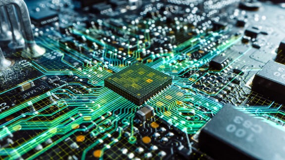 Close-up of a circuit board